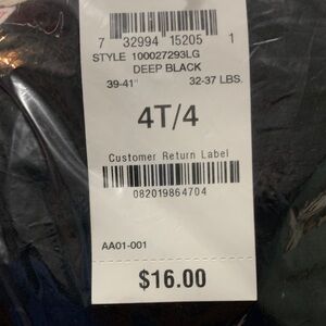 Deep Black Leggings Item 4T/4